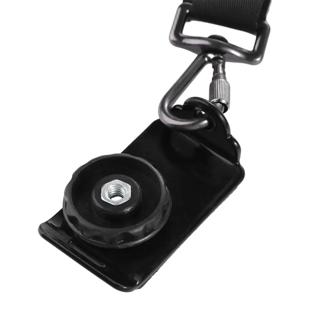 Dual Camera Black Adjustable Strap for Photographic Equipment