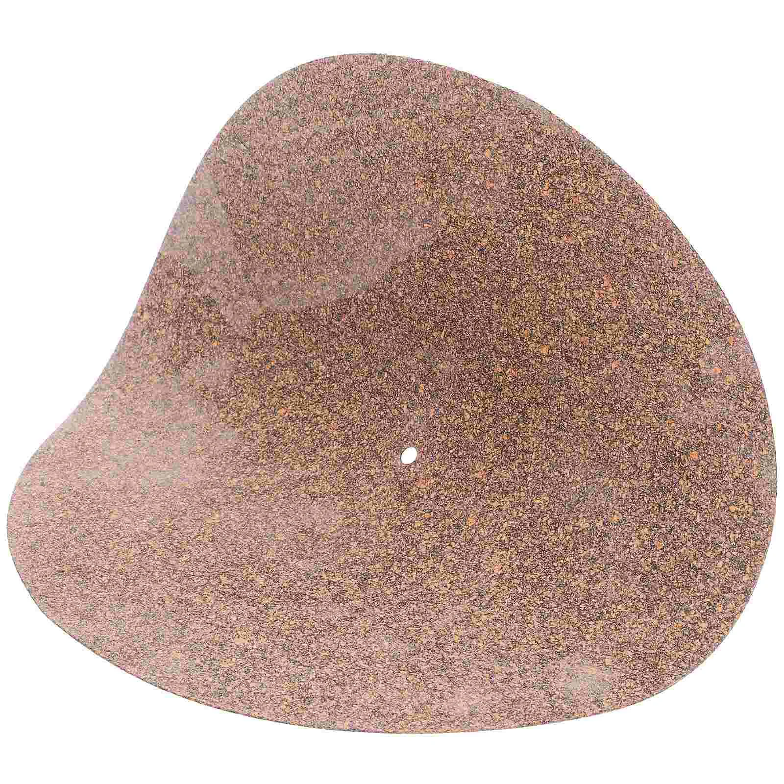 디스크 비닐 레코드 충격 흡수 쿠션 코드 매트, 원형 교체 턴테이블 매트, 29.7cm