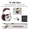 Oneodio Pro 30 Professional Studio DJ Headphones With Microphone Over Ear Wired Earphones HiFi Monitors Foldable Gaming Headset 6
