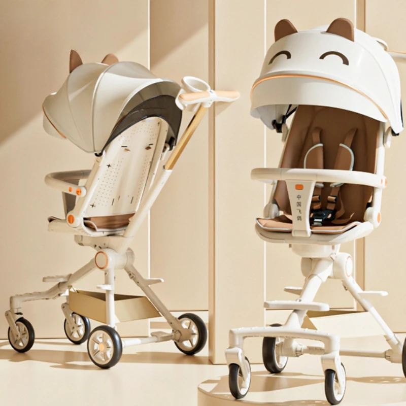 

FlyingBaby stroller, lightweight, foldable, two-way, high lying landscape stroller, baby stroller, and baby stroller