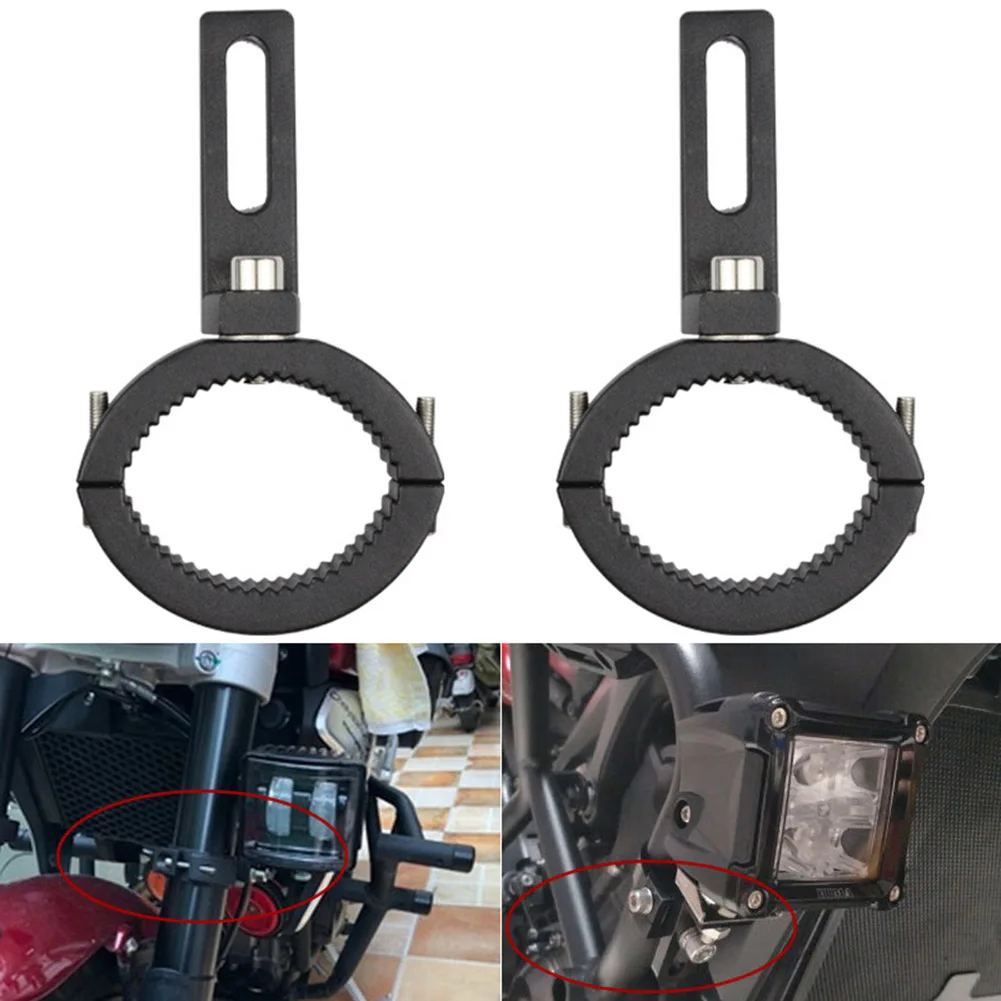 

2X 38-60mm Motorcycle Spot Fog Driving Fork Mount Clamp Holder Bracket Headlight 2024 Hot Sale Brand New And High Quality