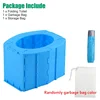 Outdoor Portable Folding Toilet Camping Outdoor Travelling Car Carrying Mobile Emergency Toilet Comes with 10 Trash Bags 6