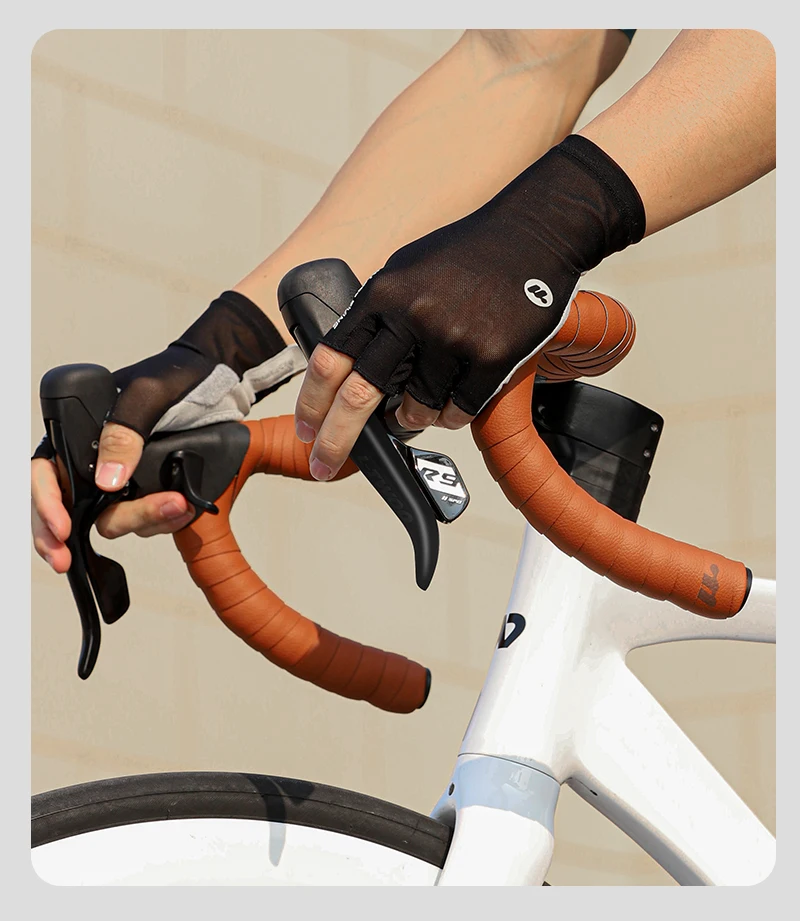 WEST RADFAHREN 1 Paar Rennrad Lenkerband Anti Slip Silikon Lenkerband Stoßdämpfung Radfahren Bar Band Fahrrad Zugriffs – Detail 13