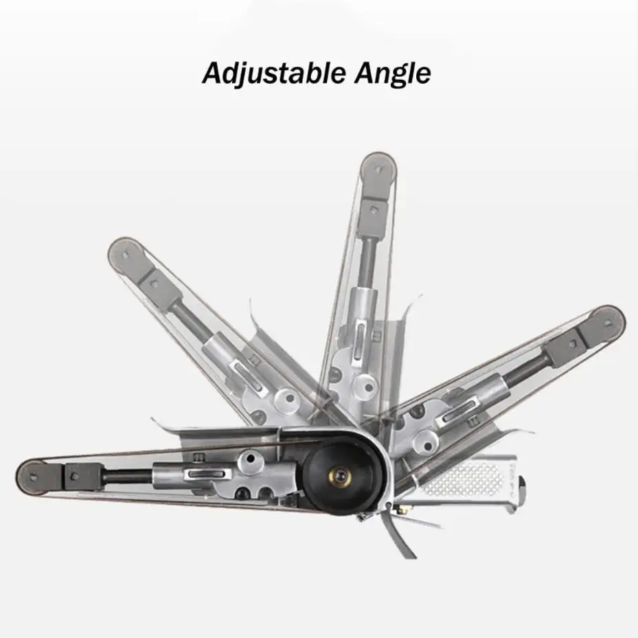 1 Pcs Mini Air Belt Sander Pneumatic Handheld Angle Grinder Tool For Wood Metal Sanding Grinding