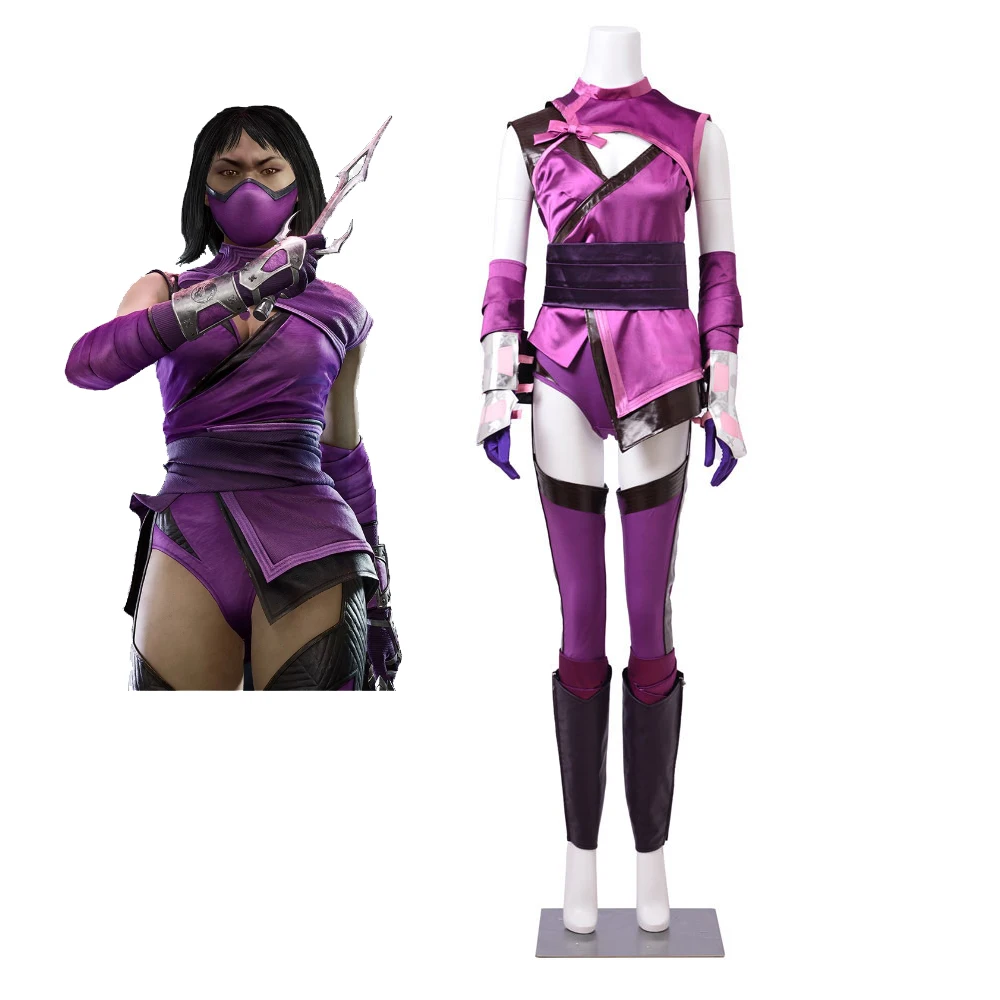 Mortal Kombat Mileena Cosplay Costume for Women (Unofficial)