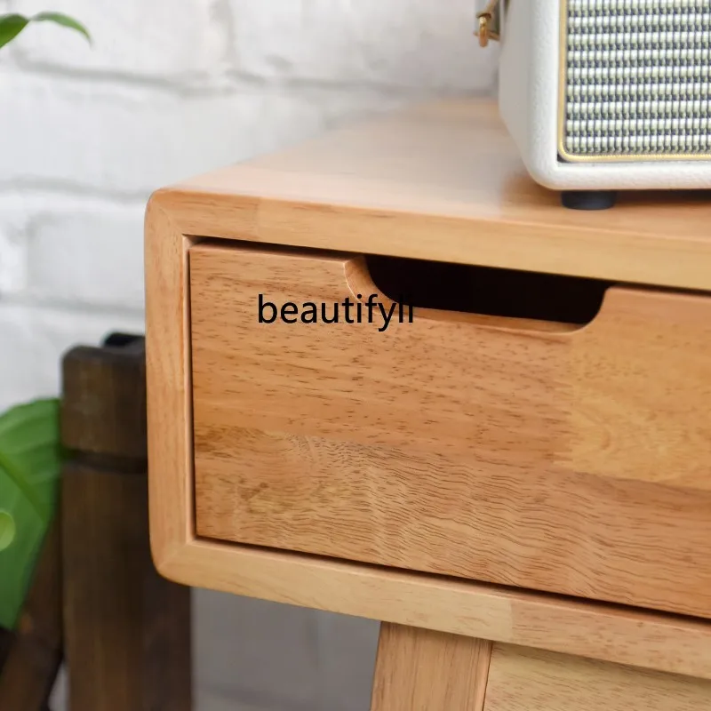 

Nordic Solid Wood Console Tables Entrance to the Wall Storage Stand Modern Minimalist Aisle Storage Entrance Cabinet