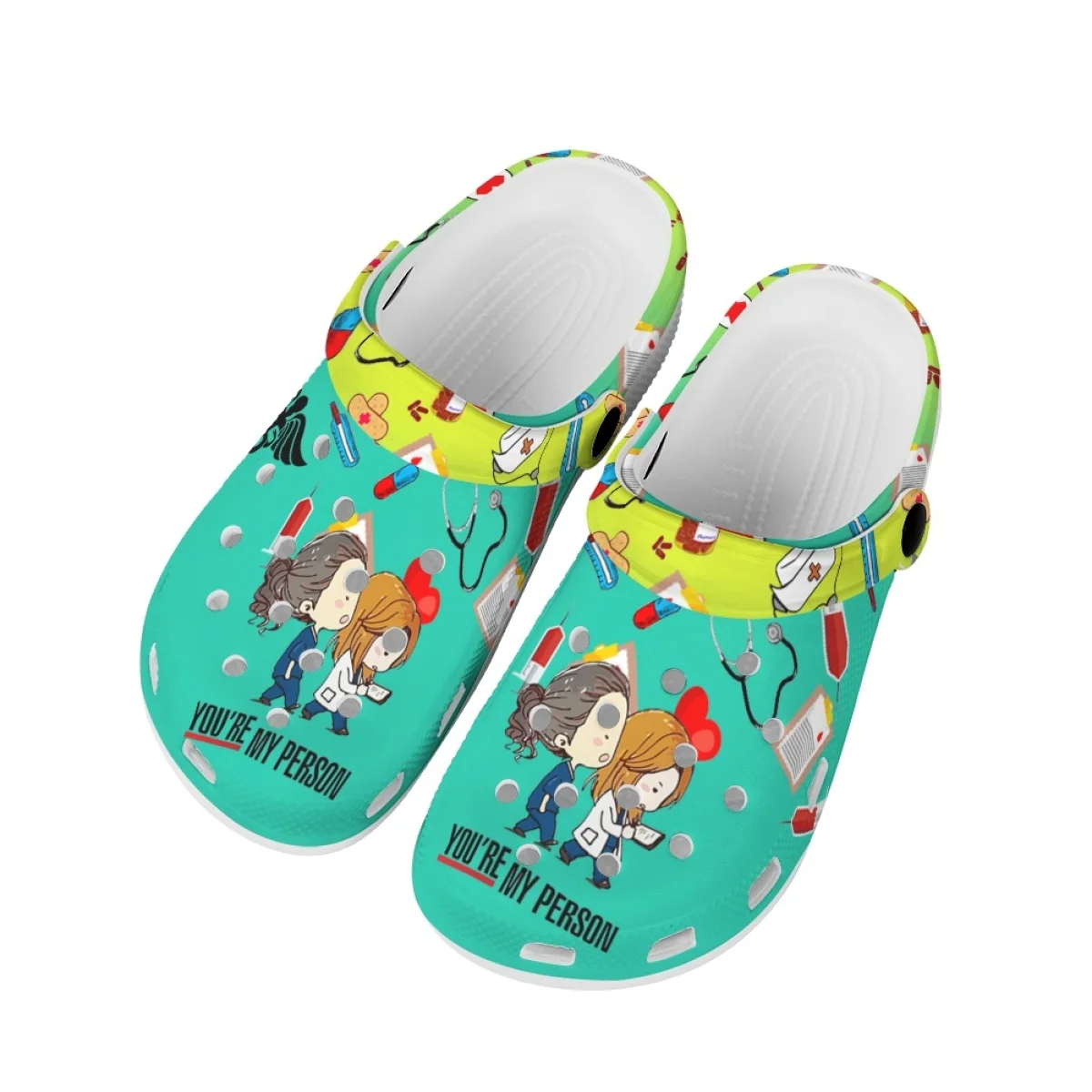Non-slip Breathable Fashion Nursing Flats Shoes Beach Heel Strap Medical Sandals Hole Indoor Bathroom Slippers Women Chaussure