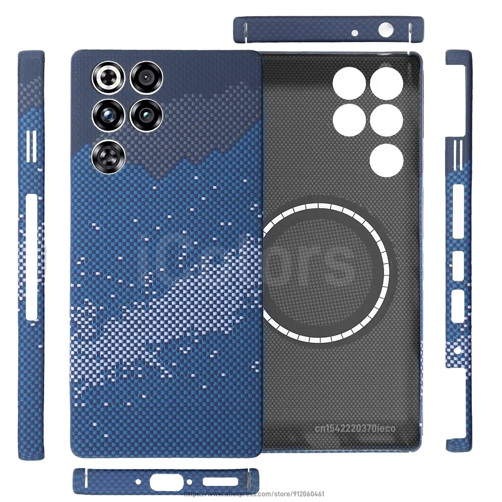 Ultra Slim Aramid Fiber Minimalist Protective Case with Textured Grip