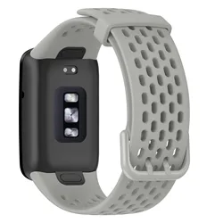 Silicone Sport Replacement Wristband Strap Bracelet - Universal Smartwatch Accessory (GRAY)