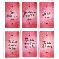 10.3*6cm Spirit Secret Messages 68 Pcs Cards with Meanings on Cards TWIN FLAME LOVE ORACLE - TAROT 2