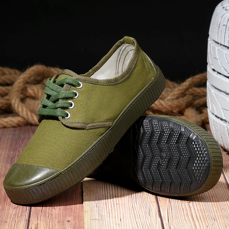 Army green canvas shoes Clearance