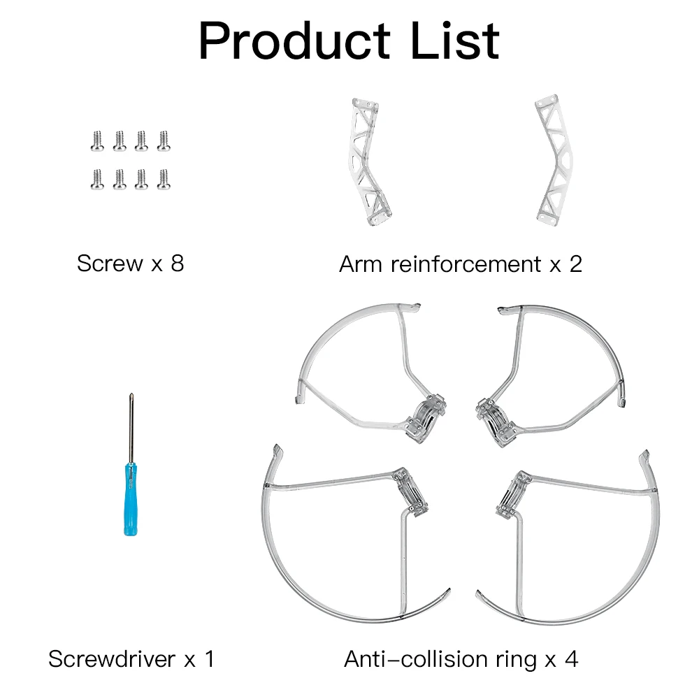 Propeller Guard Reinforcement Arm Bracers Protector Disassemble for DJI FPV Combo Drone Replacement Accessories best buy drones Camera Drones