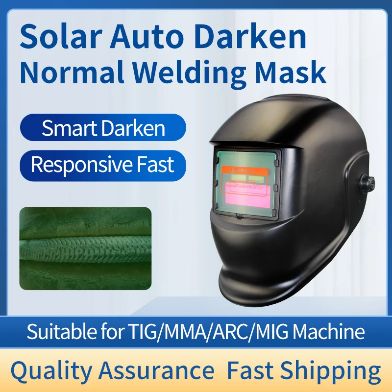Solar Auto Darkening Electric True color Wlding Mask/Welder Cap/Welding Lens/Eyes Mask for  Machine and Plasma Cutting Tool