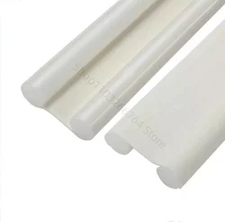 Enhanced Door Bottom Weatherproof Seal: Noise Reduction & Pest Barrier Strip - 10cm (White)