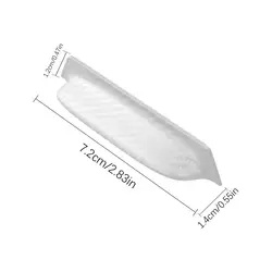 Universal 360° Car Rear Camera Cover - Rainproof Dust Shield Protection for Vehicles and Outdoor Use, 2.8in (White)
