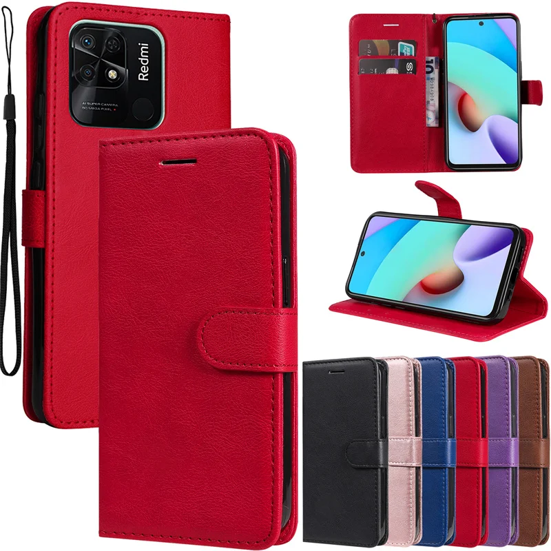 Funda Book con ranuras para tarjetas para Xiaomi Redmi 10A