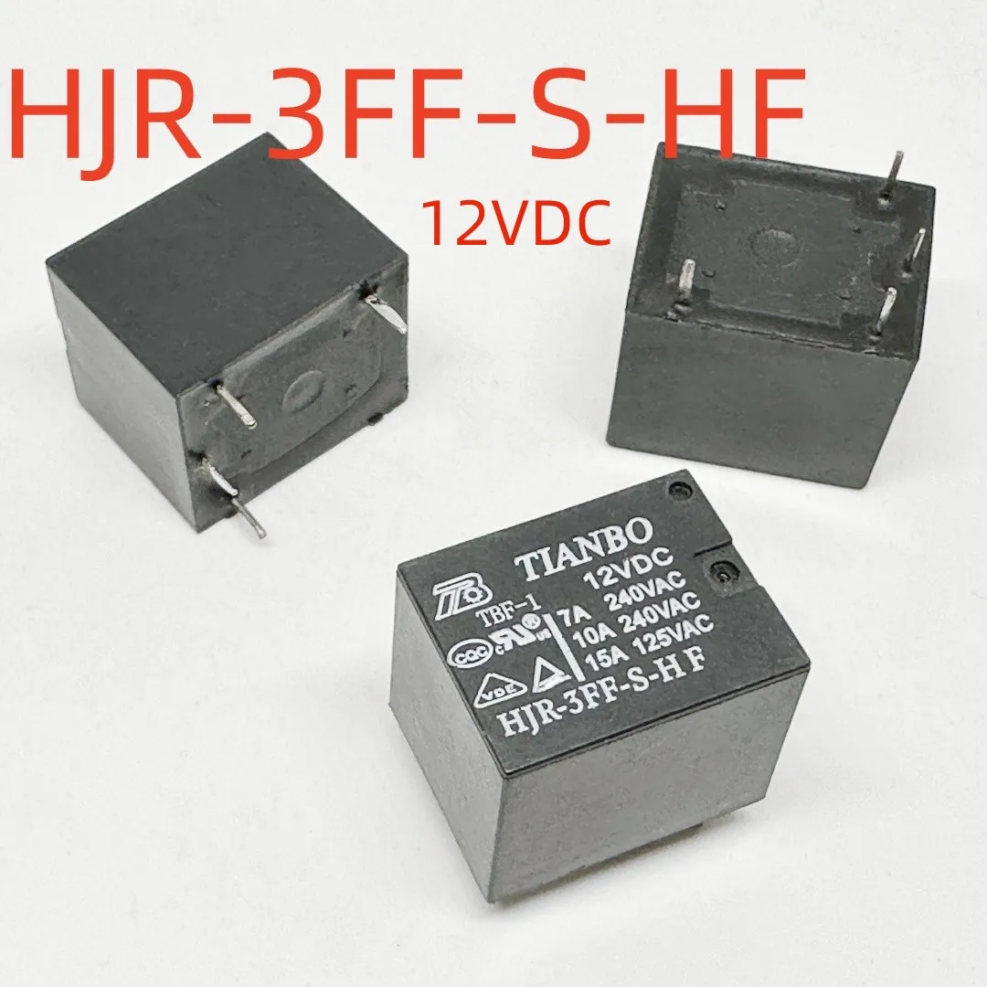 HJR-3FF-S-H / HJR-3FF-S-HF Relay 4-Pin T73A - 5V/12V/24V/48VDC Options For Electrical Control Circuits