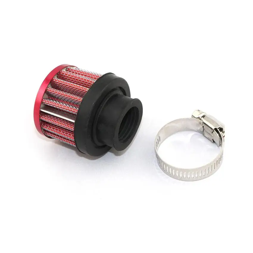 Universal Car Air Filter 25mm for Motorcycle Cold Air Intake High Flow Crankcase Vent Cover Mini Breather Filters car air intake system motorcycle air filter hose