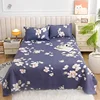 Bed Sheet Full Sets Flower Printed Flat Bed Sheets Sabanas Cama Individual Single/Queen/King Bedsheets for Double Bed Top Sheet 5