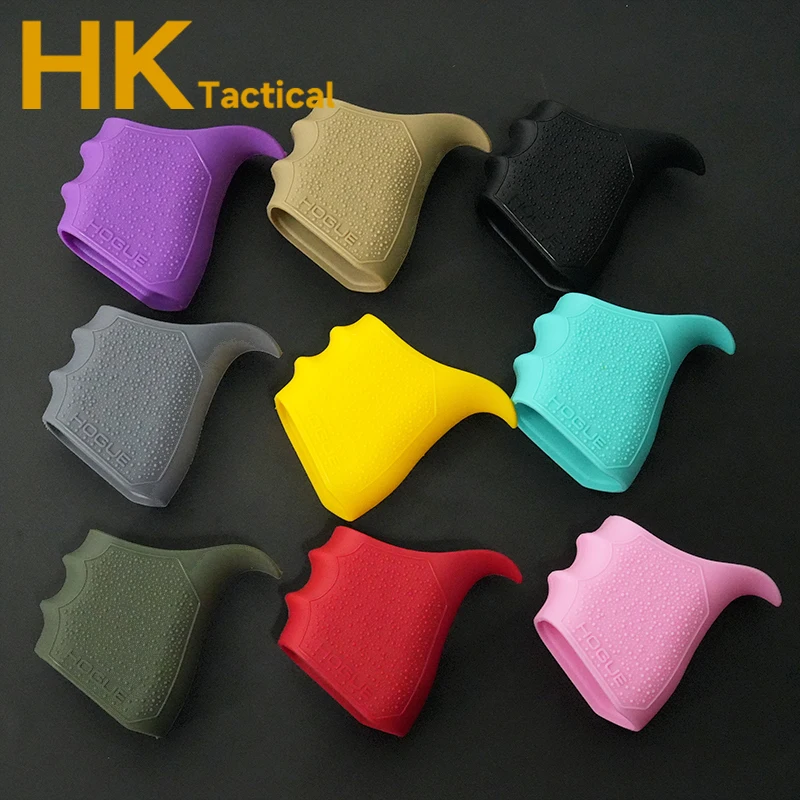 Handgun Grip Cover Universal Tactical Anti-Skid Grip Gloves For Pistol G17 G18 G19 G34