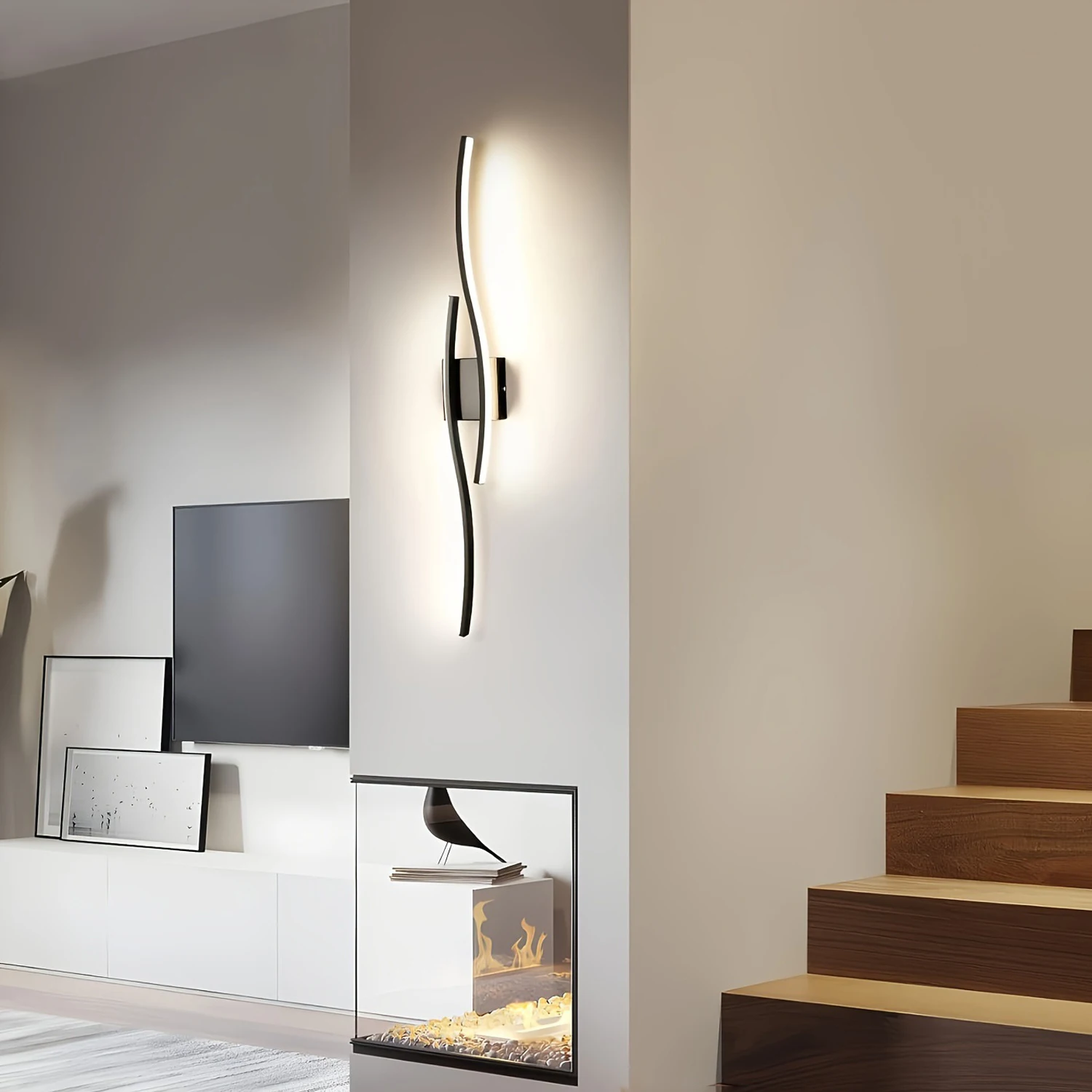 Recharge LED Wall Lamp 5400mA led wall Light For Background Decorative Light For Living Room Bedroom Home Lighting Fixture