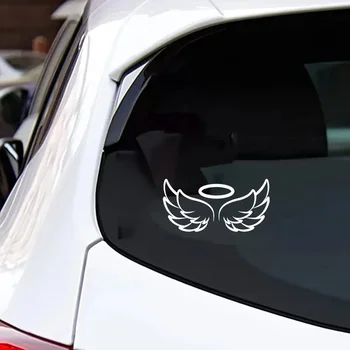 Guardian Angel Wings Vinyl Car Sticker – Auto Window, Bumper & Hood Decoration Decal 1