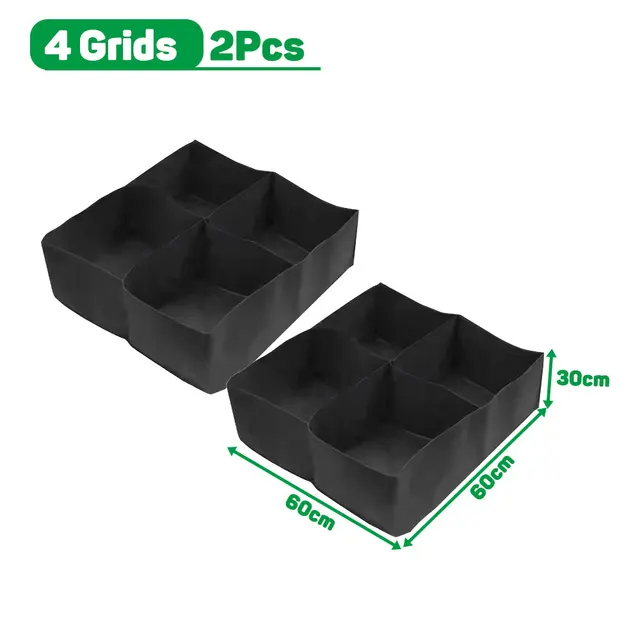 2pcs 4 Grid