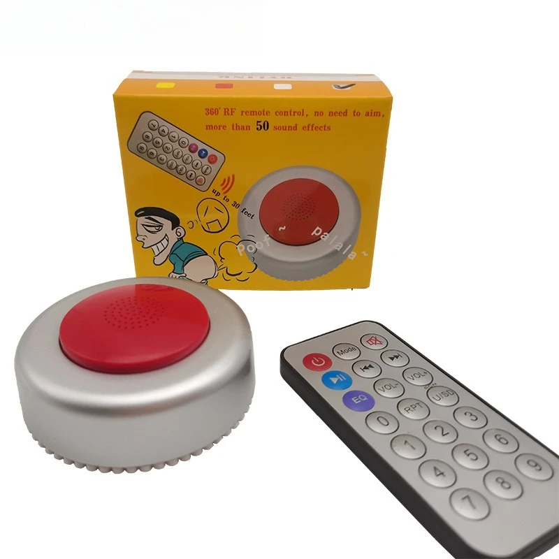 Hilarious Prank Fart Machine: 30 scenario sounds + wireless remote, instantly sparks laughter at gatherings, adult stress relief
