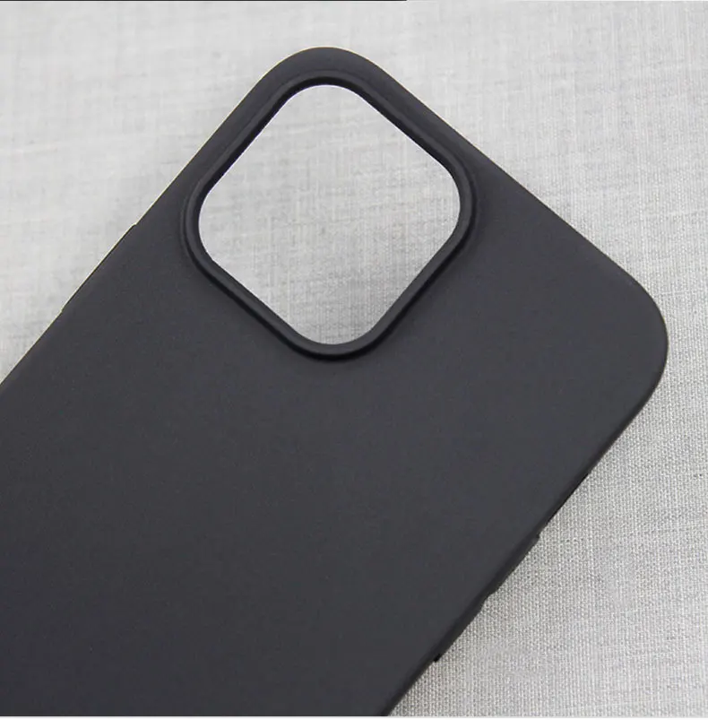 Matte Light Pink Soft Silicone TPU Phone Case
