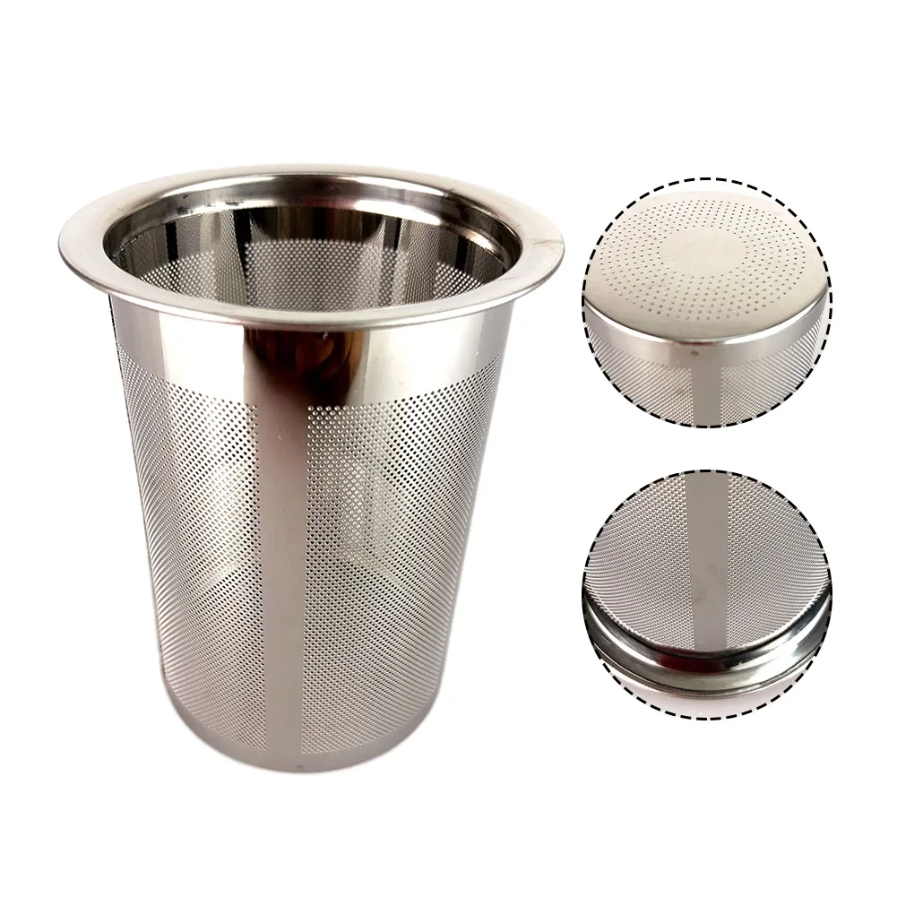 1PCS Brew Coffee Strainer Tea Coffee Infuser Filter Stainless Reusable Fine Mesh Sifter Inner Mesh Tea Maker Tools