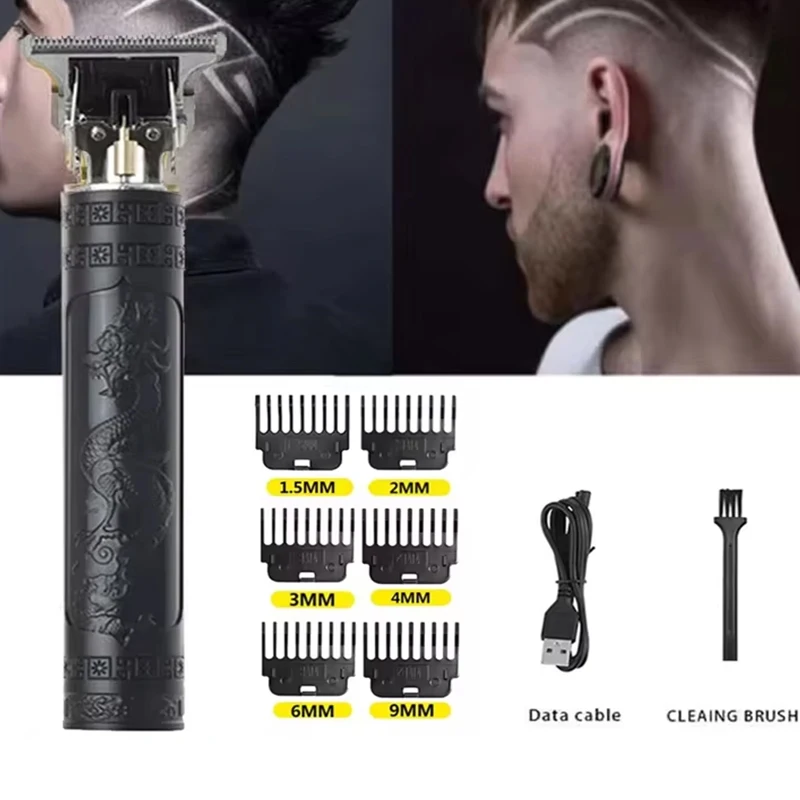 Hair Clipper Hair Trimmer T9 Rechargeable Electric For Men