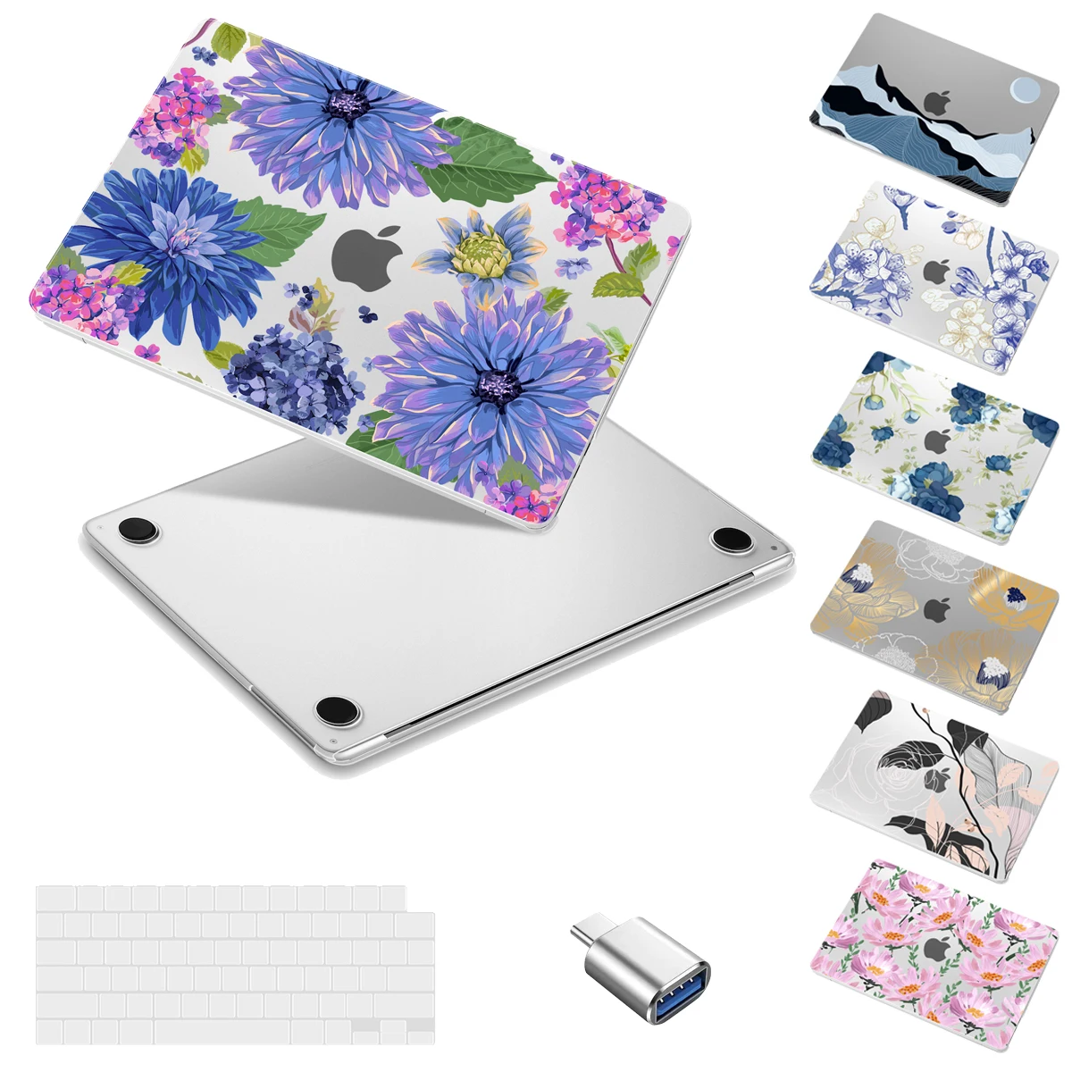 Custodia Batianda Per Macbook 2024 M3 M2 M1 Chip Air 13 15 A3113 A3114 A2941 A2681 Pro 13 14 16 Pollici A2918 A2338 A2337 Custodia Di Stampa