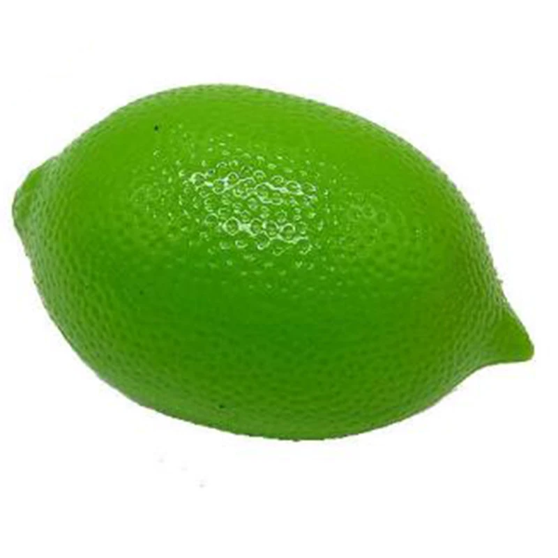 

10pcs Artificial Limes Lemon Simulation Fruits Home Decor Kitchen Decor Stage Props Photography Props For Children Enlightenment