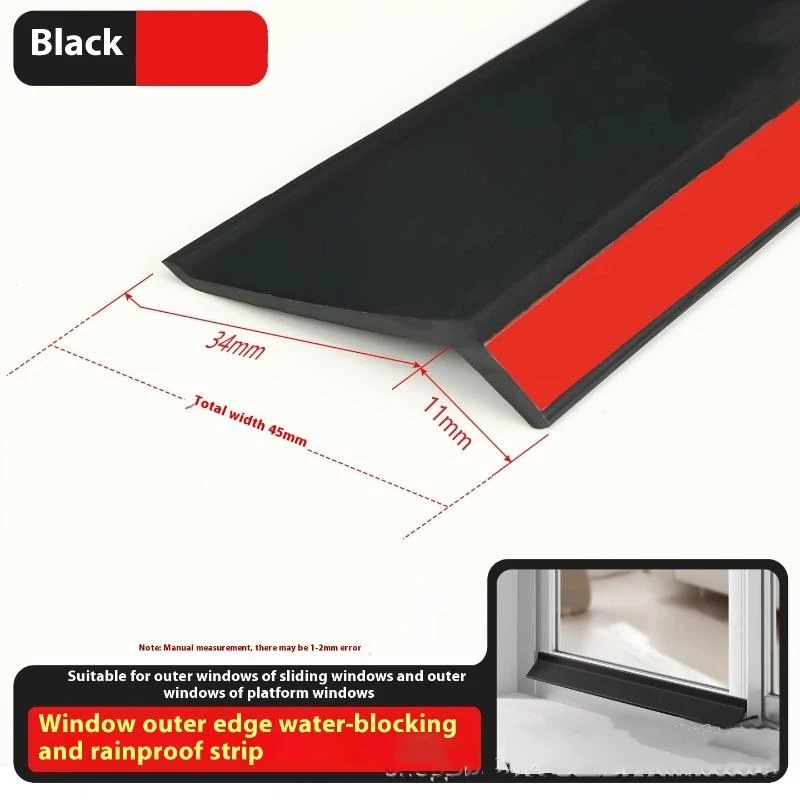 Balcony Windproof Insulation Weatherstrip for Window Sealing and Water Blocking