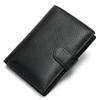 High Quality Genuine Leather Slim Wallet For Man Soft Cowskin Short Pocket Purse Men Male Bifold Thin Purse Lightweight Business 4