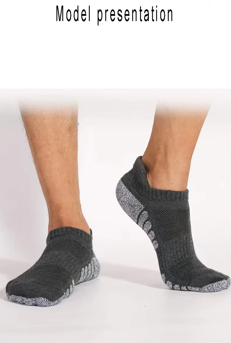 Enhanced Sport Ankle Socks - Athletic Low-Cut, Breathable & Quick Dry, Wear-Resistant Warmth