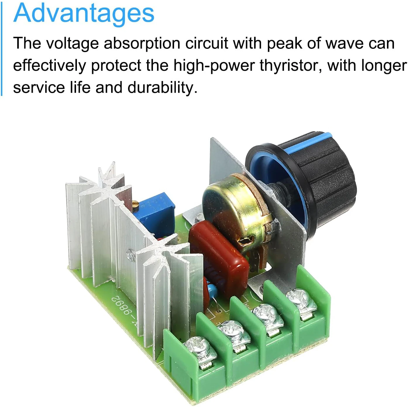 Regolatore Di Tensione SCR AC 220V 10000W Dimmer LED Regolatore Di Velocita Del Motore Termostato Dimmer Alimentatore~p152652455 - Foto 8