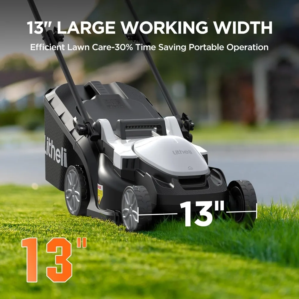Litheli 13" Cordless Lawn Mower – U20 Series 2