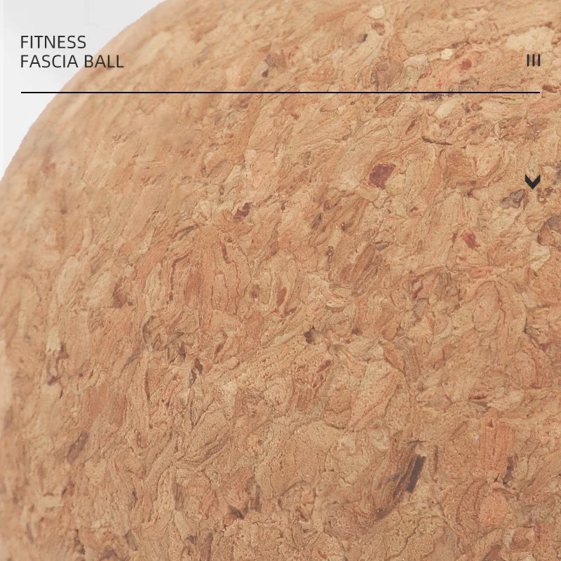 Excellent Ultralight Cork Massage Ball For Muscle Recovery And Tension Relief Yoga Fitness Cork Peanut Ball Diameter 6/7/8cm 5
