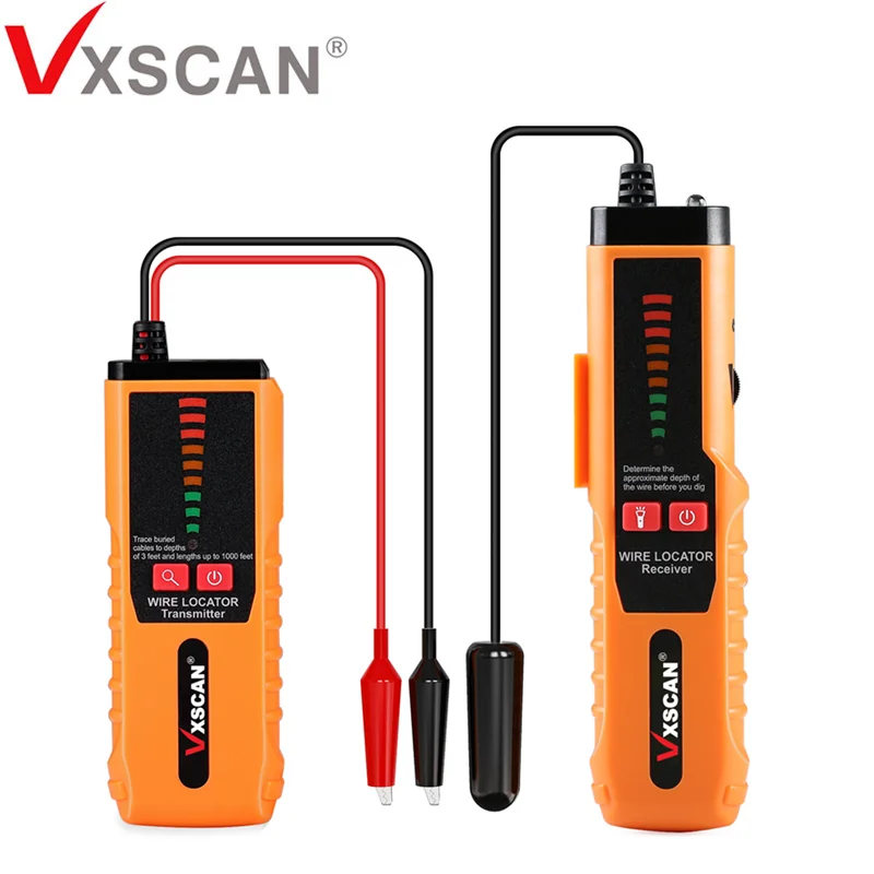 Circuit Detector Circuit Tester VXSCAN F04 Underground Wire Tracker Tester Wall cable Non-Destructive Locator LAN Detector Diagnose Tone Tool Kit