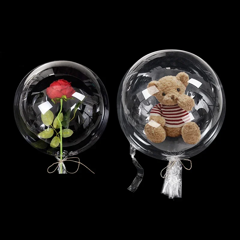 Large Transparent Bobo Party Balloons for Gifts