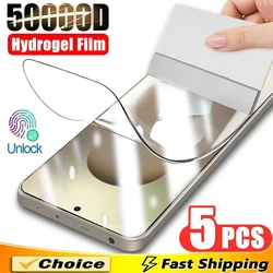 5 - Pack HD Hydrogel Soft Screen Protector Films - 5Pcs Hydrogel Film
