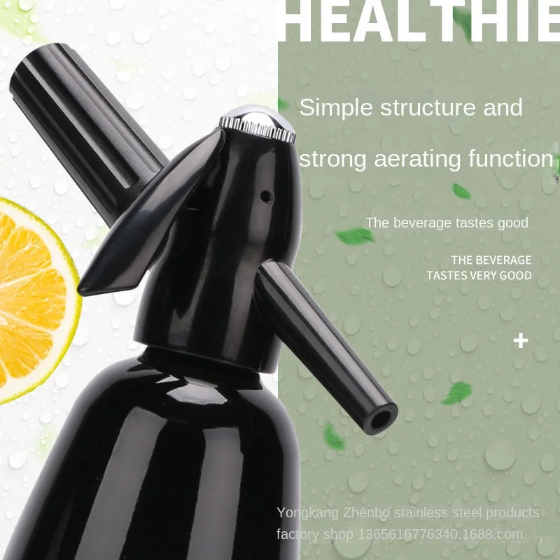 Professional Soda Water Siphon 1L Aluminum CO2 Sparkle Soda Maker Bar Tools bar accessories home bars bar accessories