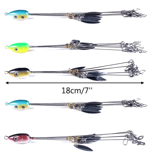 Alabama Umbrella Fishing Lure Rig Fishing Group Lure Attack Spinner  Swimming Bait Jig Head Snap Swivel Wicker Blade Multiway - AliExpress