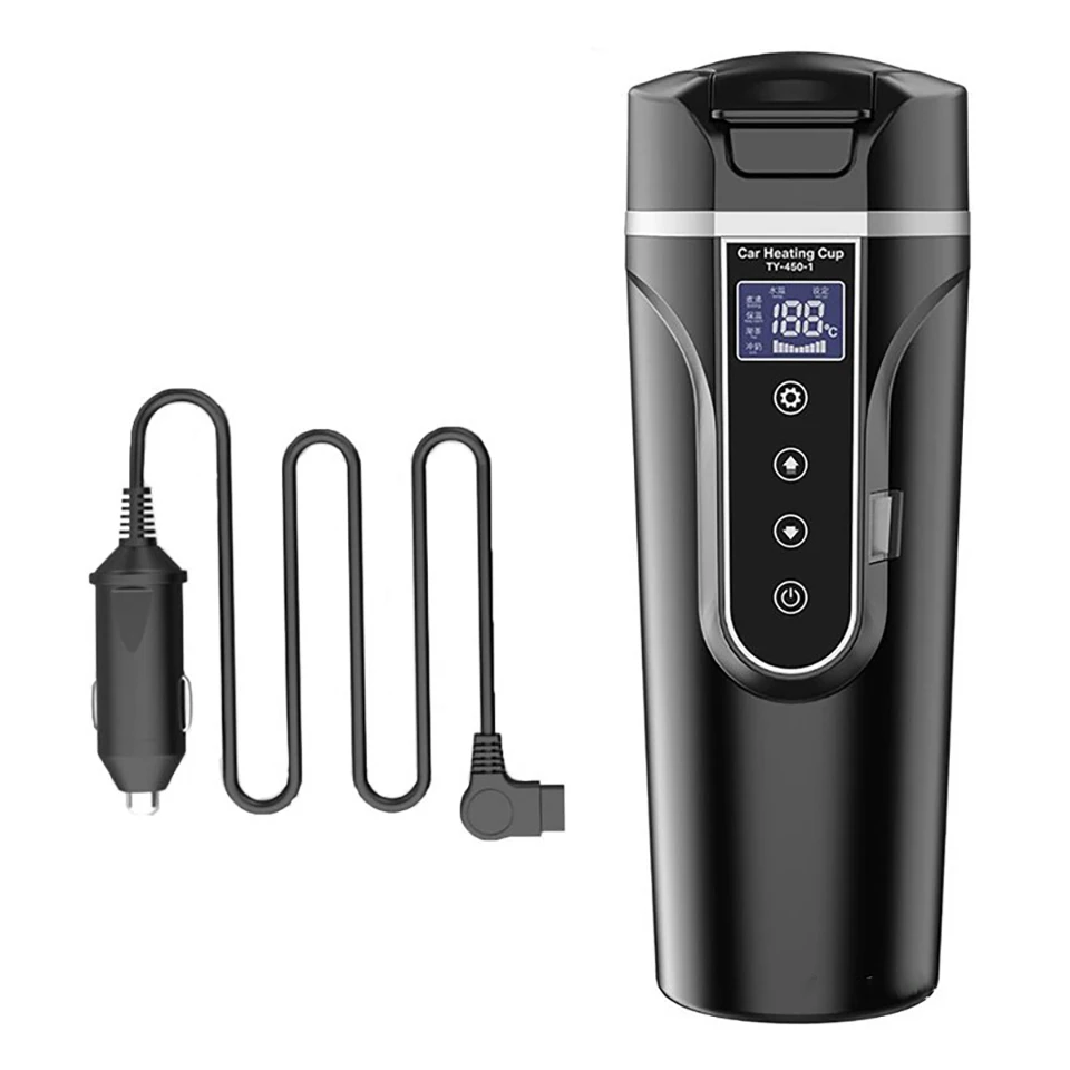 Car Heating Cup - Smart Touch LCD - Stainless Stee...