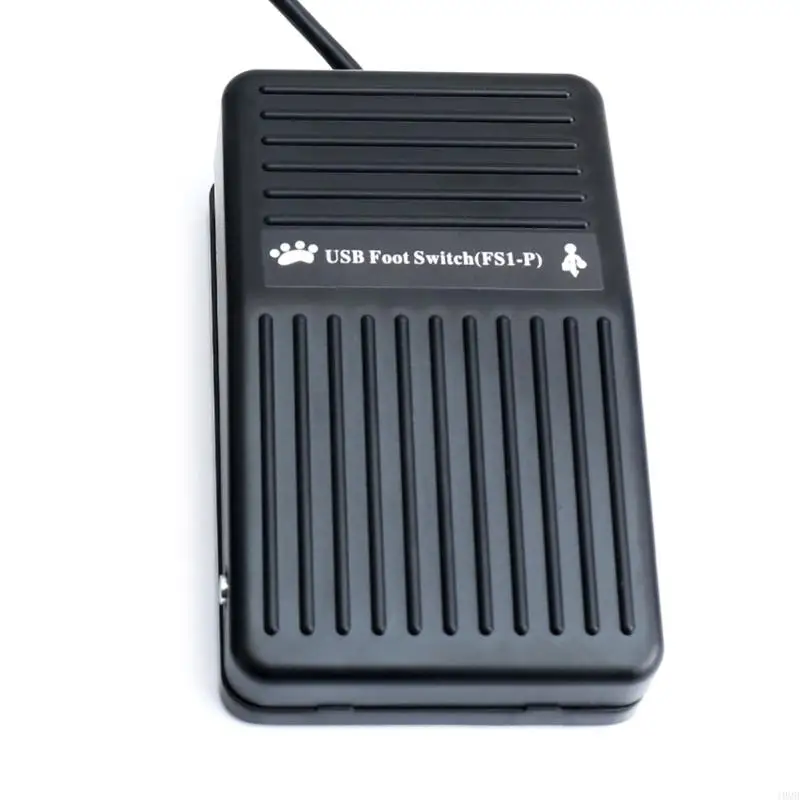 USB Foot Pedal Switcher Customizable Single Key Footswitch Game Control for Efficient Computer Operates for Professional