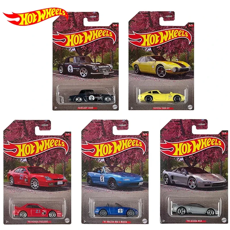 

Оригинальный автомобиль Hot Wheels, японская классика, литые под давлением автомобили 1/64 Honda preвстроенная Acura Nsx, детские игрушки для мальчиков, подарок на день рождения