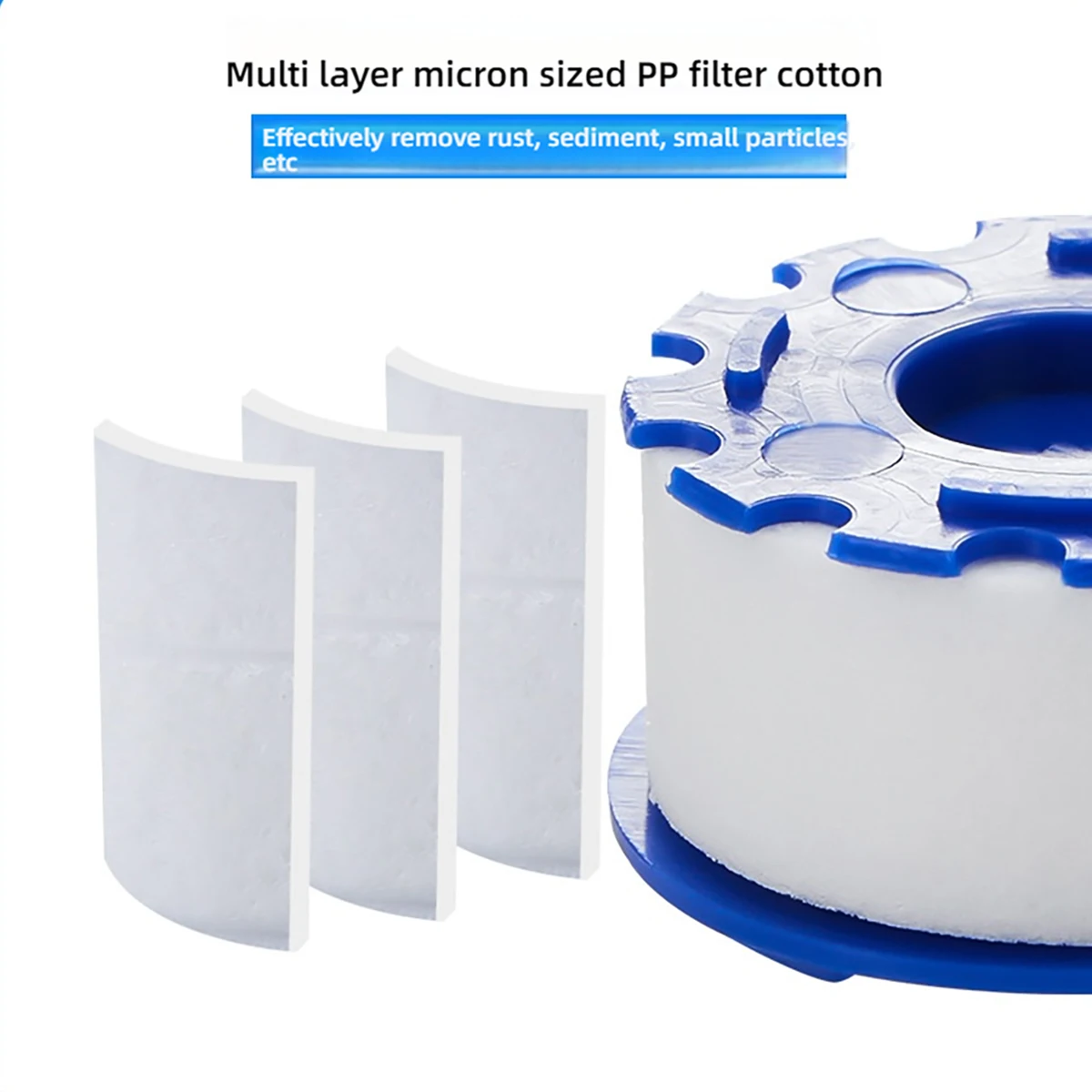 Universal Splash Proof Faucet Filter - removes rust/deposits, retains minerals, easy to install Healthy Wash Water