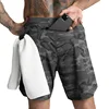 Shorts Single Woven Quick Dry Shorts Solid Color Running Fitness Sports Casual American Style Five Quarter Pants For Men 5