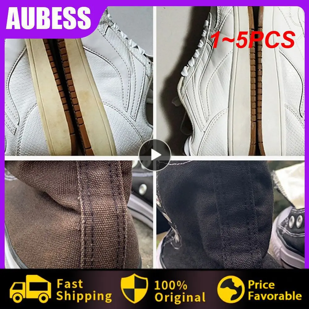1~5PCS Shoes Stains Removal Waterproof Sneakers Anti-Oxidation Pen Repair Complementary Color White Go Yellow Shoe Whitening
